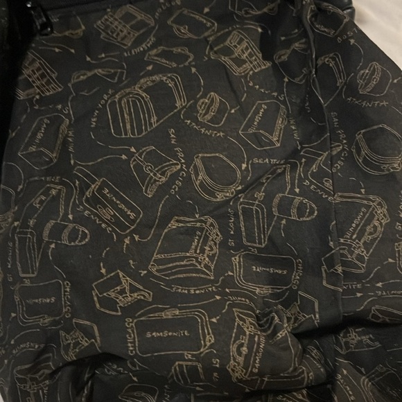 Samsonite 14 x 12 genuine leather black backpack travel casual vacation